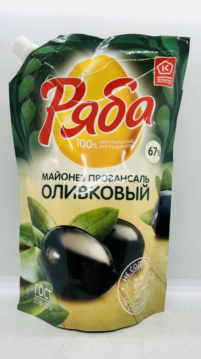 Mayonnaise Provence Ryaba Olive 67% 744 g