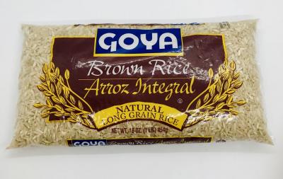 Goya  brown rice 1lb.