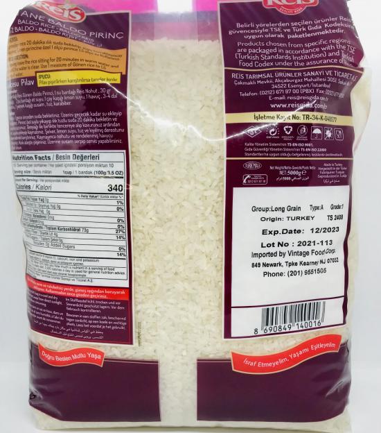 Reis Baldo Rice 11Lb