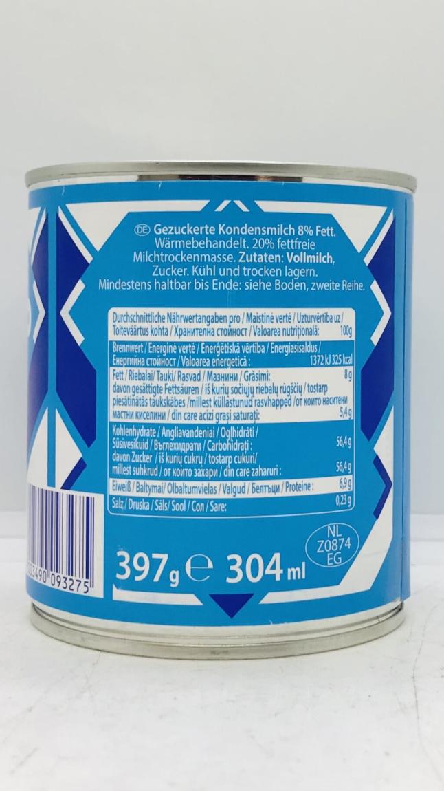 Steinhauer Condensed Whole Milk with Sugar 397g