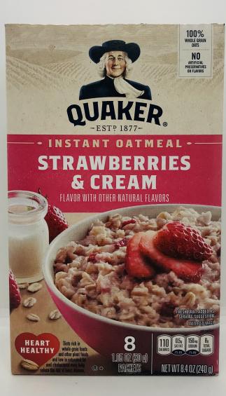 Quaker Strawberry & Cream (240g.)