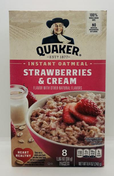 Quaker Strawberry & Cream (240g.)