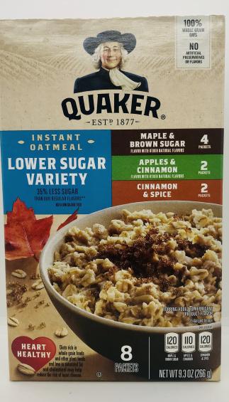 Quaker Maple & brown sugar 266g.