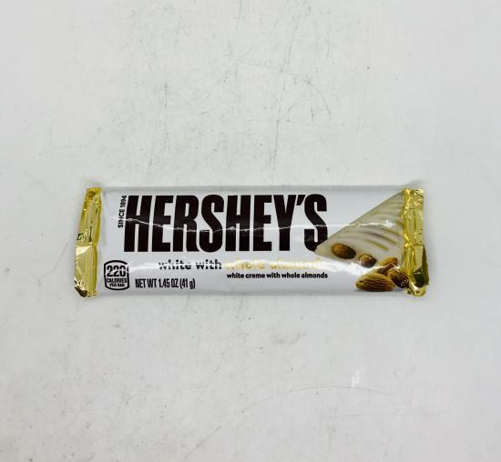 Hersheys White with Whole Almonds 41g