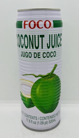 Foco Coconut Juice 520mL.