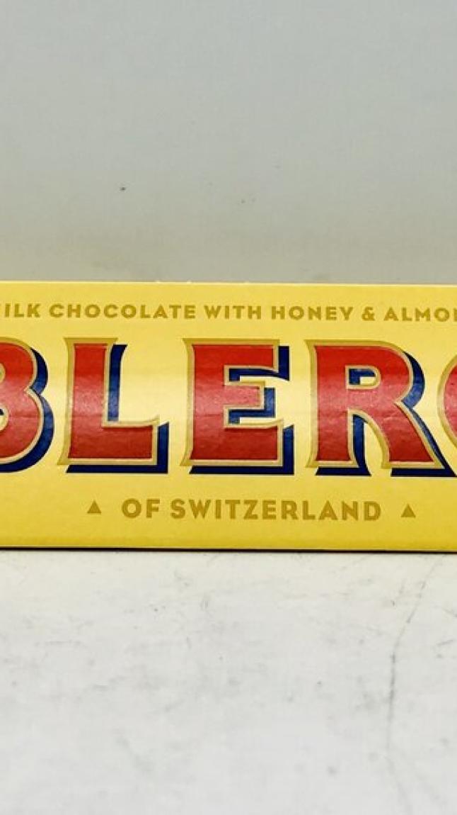 Toblerone Swiss Milk Chocolate with Honey and Almond Nougat 100g