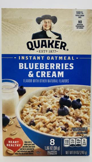 Qaker Blueberries/Cream (240g)