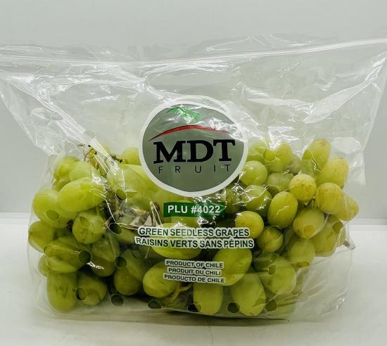 MDT Fruit Green Seedless Grapes (lb.)