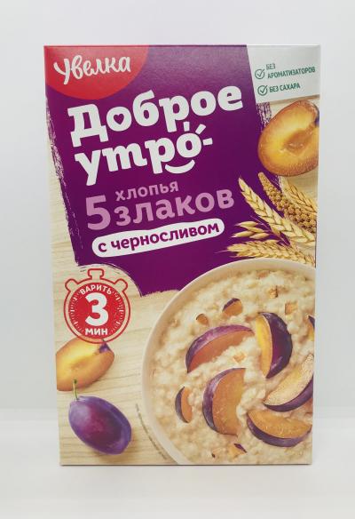 Uvelka 5 cereal w. natural prunes (240g.)