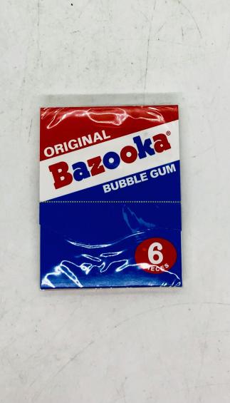 Bazooka Bubble Gum 6 pcs