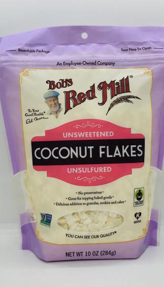 Bob's Red Mill coconut flakes 284g.