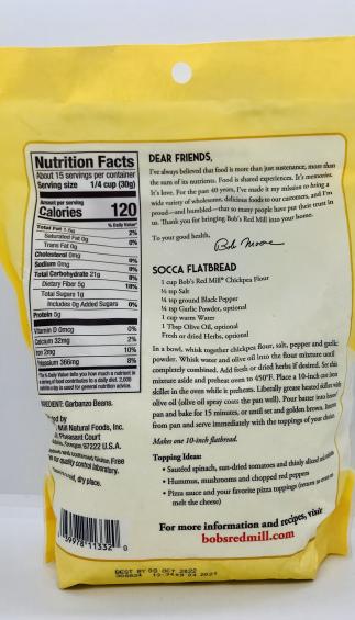 Bob'S Rm Chickpea Flour 454g.