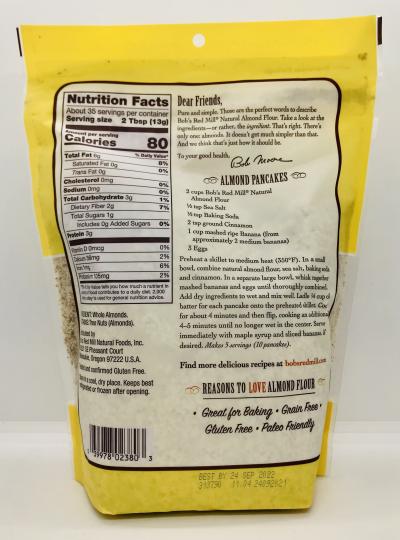 Bob's Red Mill Natural Almond flour 453g.