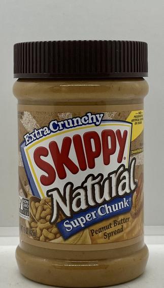 Skippy Natural Super Chunk Peanut Butter Spread 425g