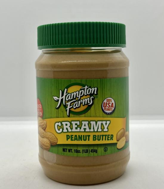 Hampton Farms Creamy Peanut Butter 454g