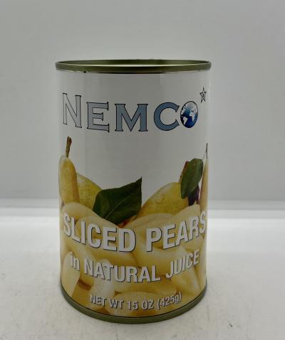 Nemco Sliced Pears Natural Juice 425g