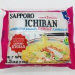 Sapporo ichiban Japanese style noodles & shrimp 100g.