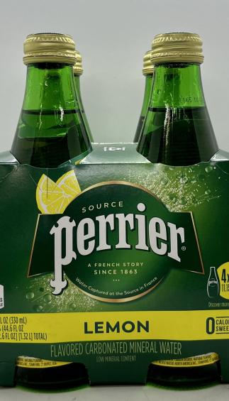 Perrier Carbonated Mineral Water Lemon 1.32ml