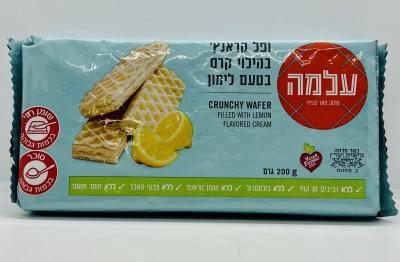 Crunchy Wafer Lemon 200g.