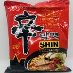 Nongshim shin noodle soup 120g.