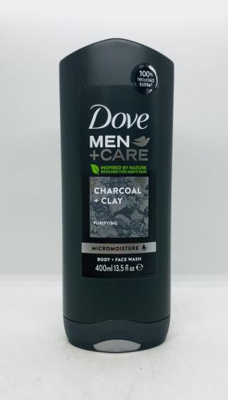 Dove Men+Care Elements Charcoal Body and Face Wash 400ml