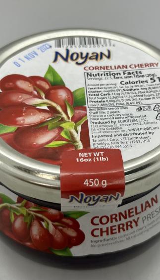 Noyan Cornelian Cherry Preserve 450g