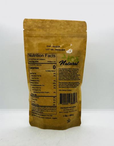 Ios Natural Himalayan Pink Fine Salt 454g