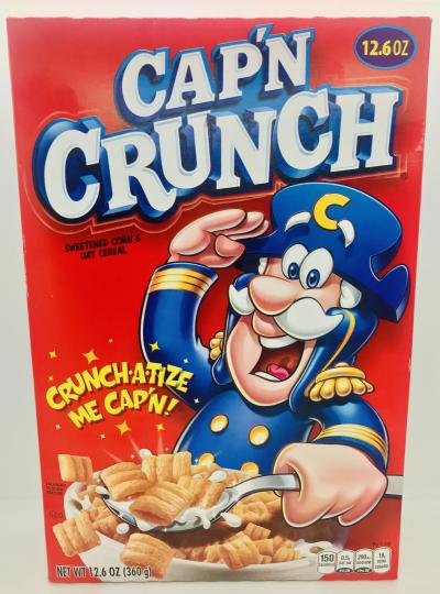 Cap'n Crunch sweetened corn & oat cereal 12.6OZ