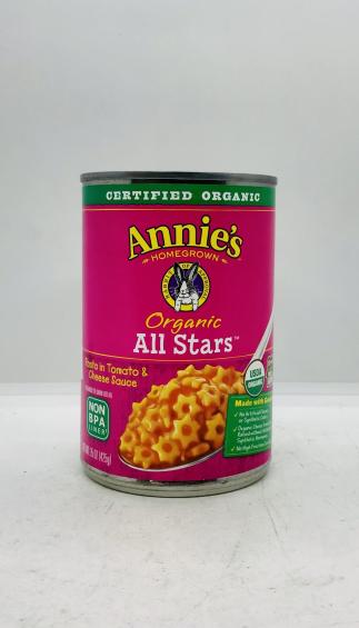 Annie's Organic All Stars Pasta in Tomato & Cheese Sauce 425g