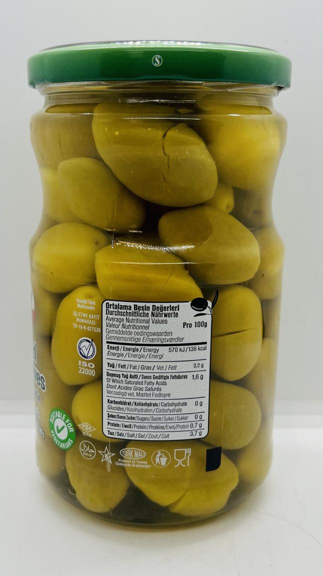 Ikram Cracked Green Olive 700g.