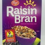 Post Raisin Bran whole grain wheat & Bran cereal 471g.