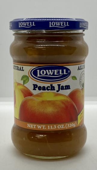 Lowell Peach Jam 320g