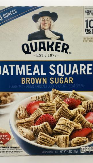 Quaker Oatmeal squares brown sugar (411g.)