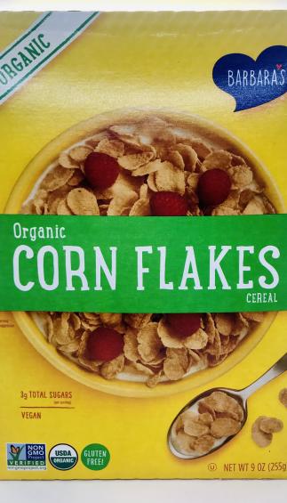 Barbara's Organic corn flakes 255g.