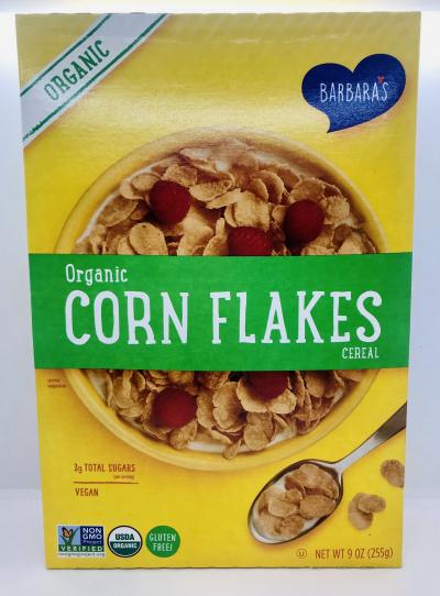 Barbara's Organic corn flakes 255g.