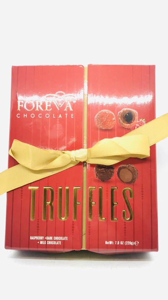 Foreva Rasberry-Dark Chocolate-Milk Chocolate Truffles 220g