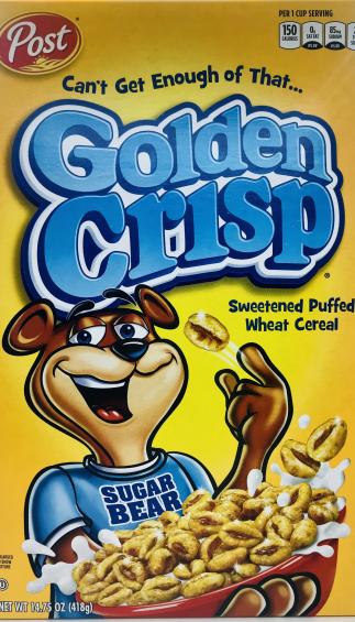 Post golden crisp wheat cereal (418g.)