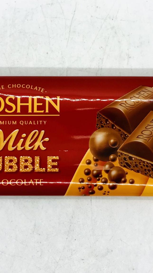 Roshen Milk Bubble Chocolate 80g