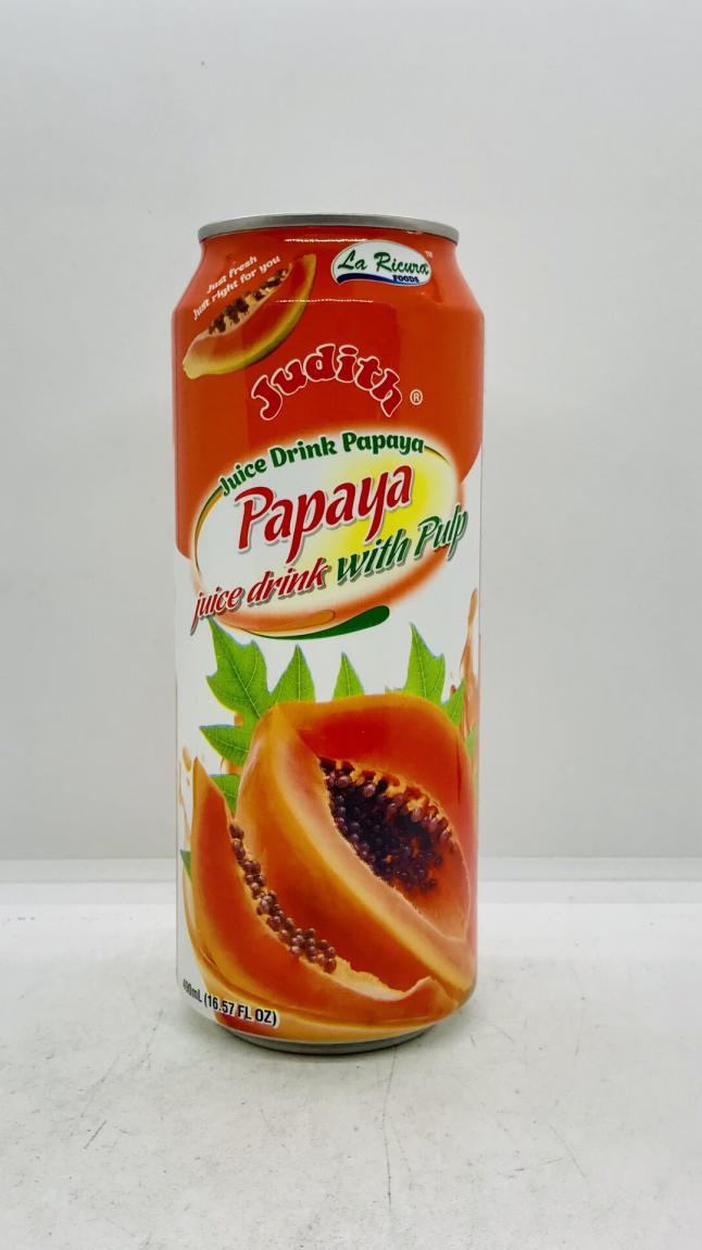 Judith Papaya Juice Drink with Pulp 490mL