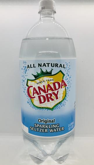 Canada Dry Original sparkling seltzer water 2L.