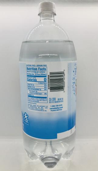 Canada Dry Original sparkling seltzer water 2L.