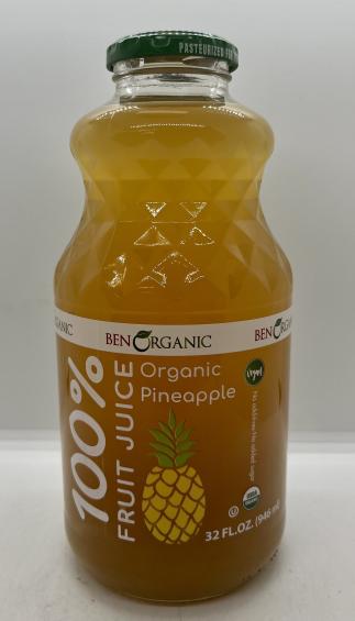 Ben Organic Pineapple Fruit Juice 946ml