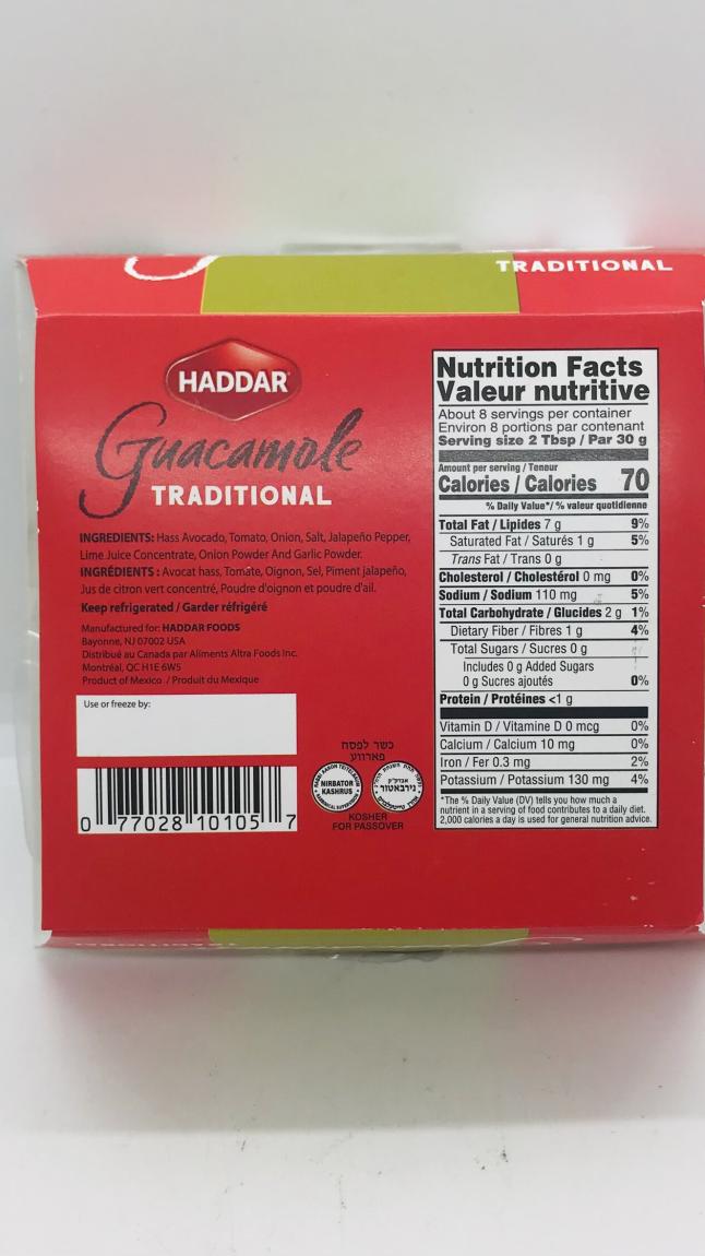 HADDAR Guacamole Traditional