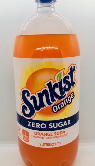 Sunkist orange zero sugar 2L.