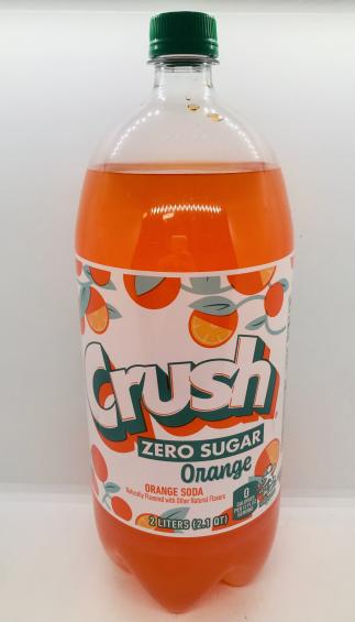 Crush zero sugar Orange 2L.