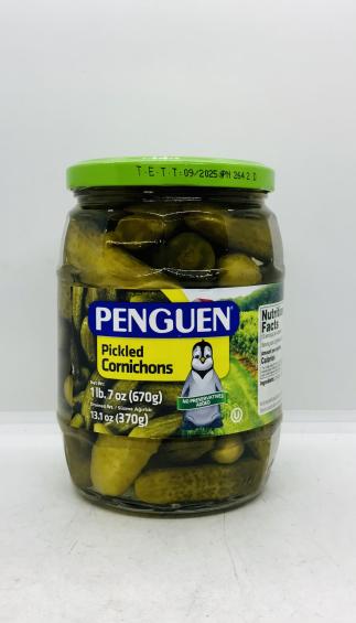 Penguen Picklen Cornichons 670g