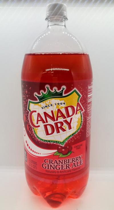 Canada Dry Cranberry Ginger Ale 2L.