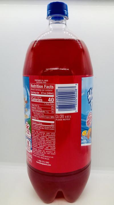 Hawaiian punch fruit juicy red 2L.