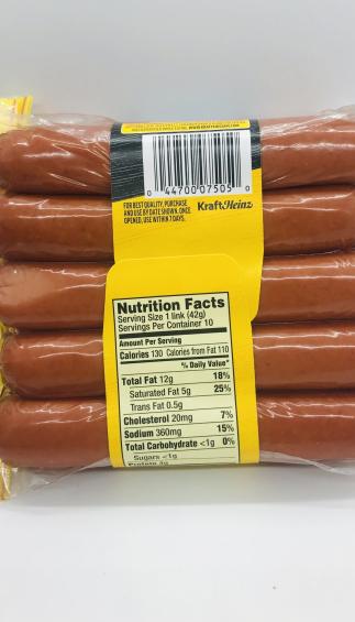 Oscar Mayer  Beef Franks