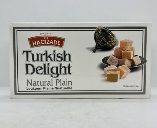 Hacizade Turkish Delight Natural Plain 454g